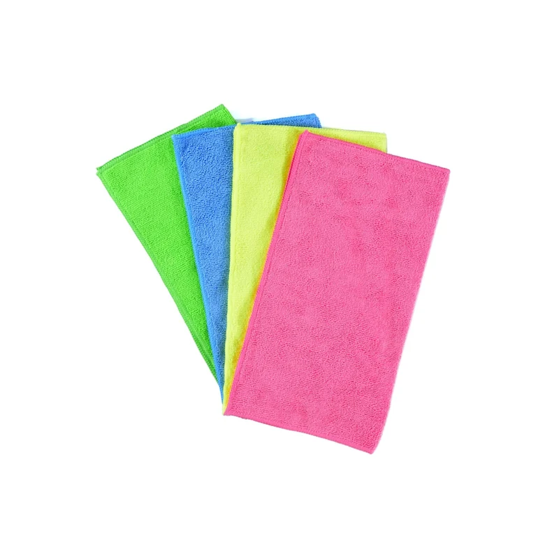 SemyTop Mikrofasertücher Extra, 32 x 32 cm, 4-farbig, 12 Stück