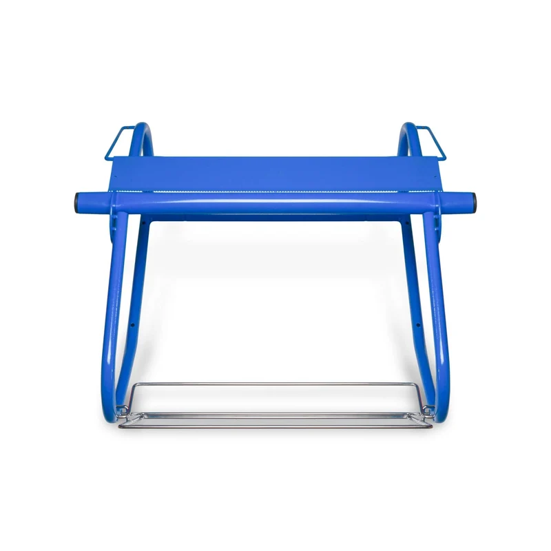 SemyTop Putztuchrollen-Wandhalter mit Müllsackhalter, blau