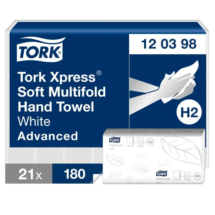 Tork Xpress weiches Multifold-Handtuch Advanced H2 2-lagig