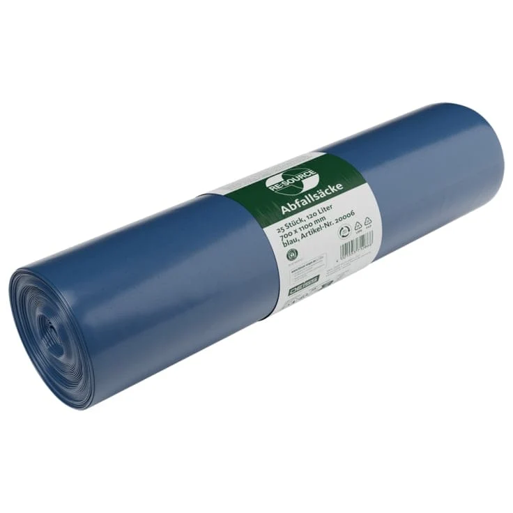 DEISS BLAUER ENGEL Müllsack 120 Liter blau, Typ 60