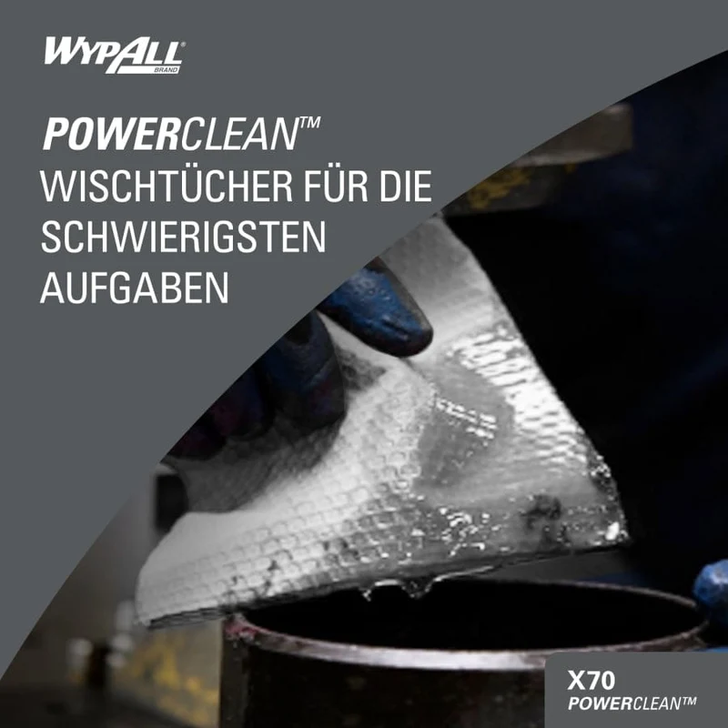 WypAll X70 Wischtücher Brag Box, weiß, 200 Tücher