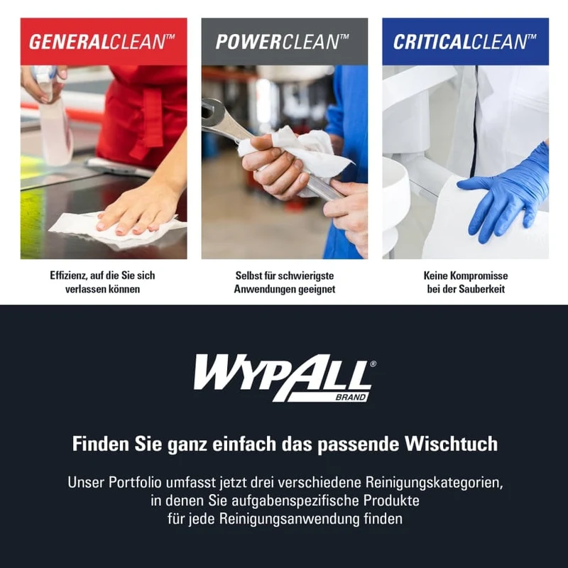 WypAll X70 Wischtücher Brag Box, weiß, 200 Tücher
