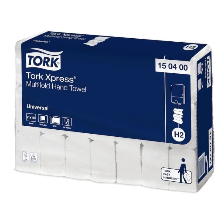 Tork Xpress Multifold-Handtücher Universal H2 2-lagig, weiß