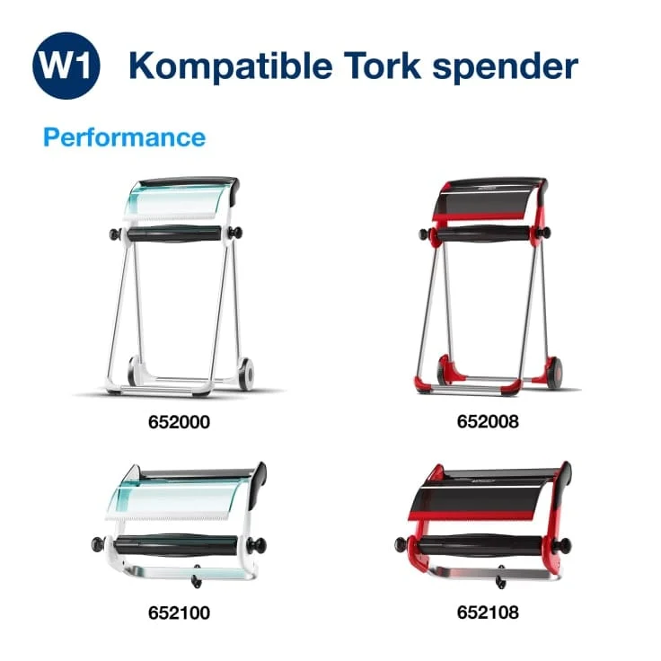 Tork Reinigungstücher Rolle 510 W1 1-lagig, weiß, 380 m