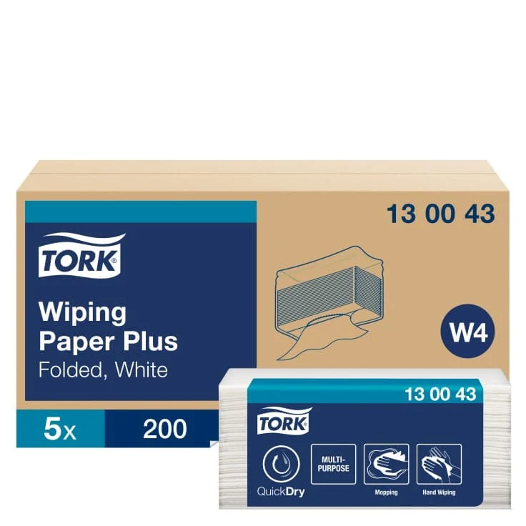 Tork Starke Mehrzweck-Papierwischtücher W4 2-lagig, weiß