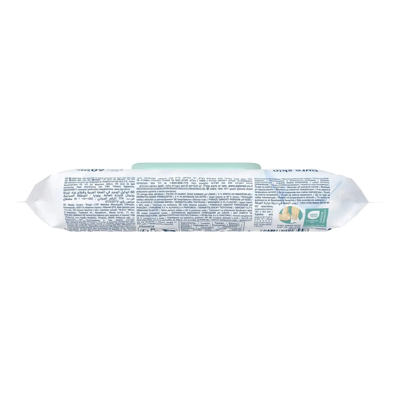 Pampers Feuchttücher 99% Water, ohne Alkohol und Parfüm