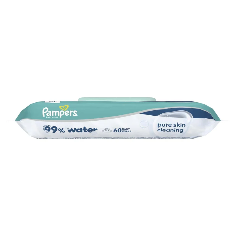 Pampers Feuchttücher 99% Water, ohne Alkohol und Parfüm