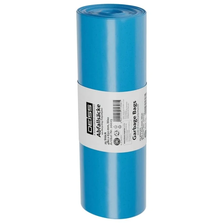 DEISS LDPE - Müllsack 35 Liter blau, Typ 70
