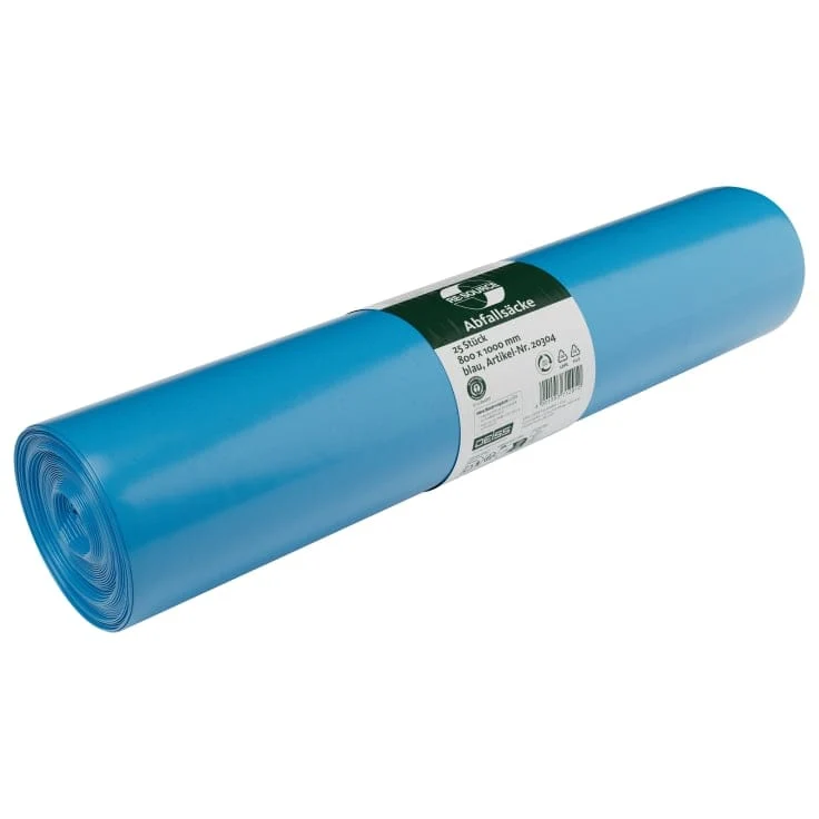 DEISS BLAUER ENGEL Müllsack 120 Liter blau, Typ 60