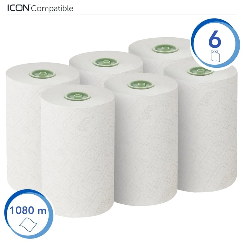 Scott Essential Slimroll E-Roll Handtuchrolle, 1-lagig, 180 m