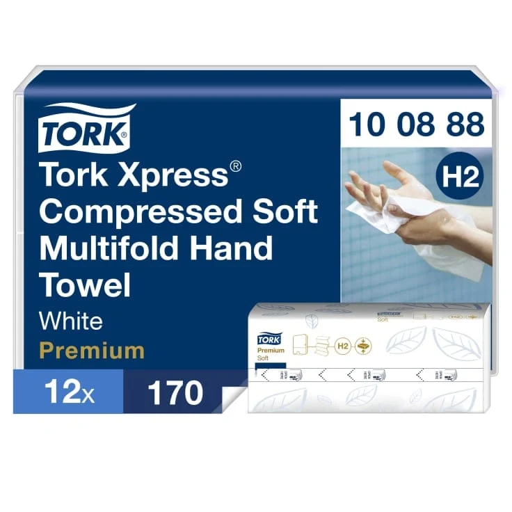 Tork Xpress Multifold-Papierhandtuch H2 2-lagig, weiß