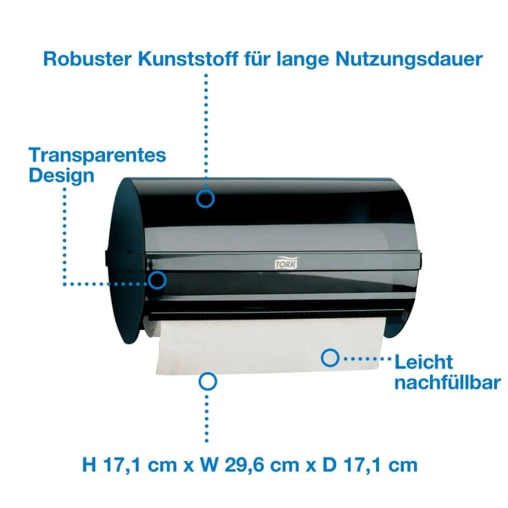 Tork Kleinrollenspender W5 schwarz