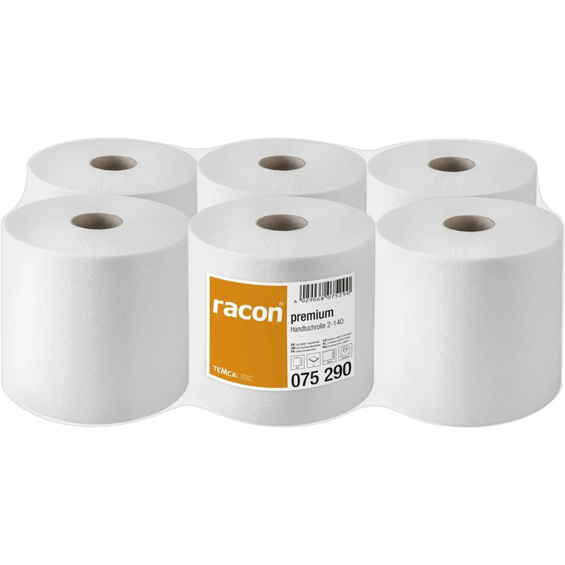 racon premium Handtuchrolle HT 1, 20 cm x 140 m, 2-lagig, hochweiß