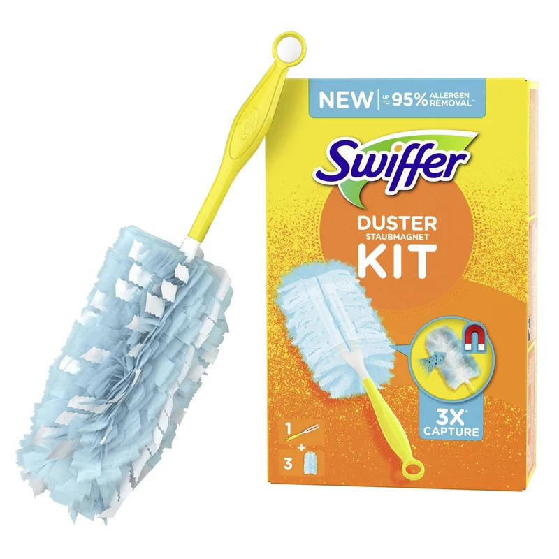Swiffer Staubmagnet Duster Kit, Handgriff + 3 oder 7 Tücher