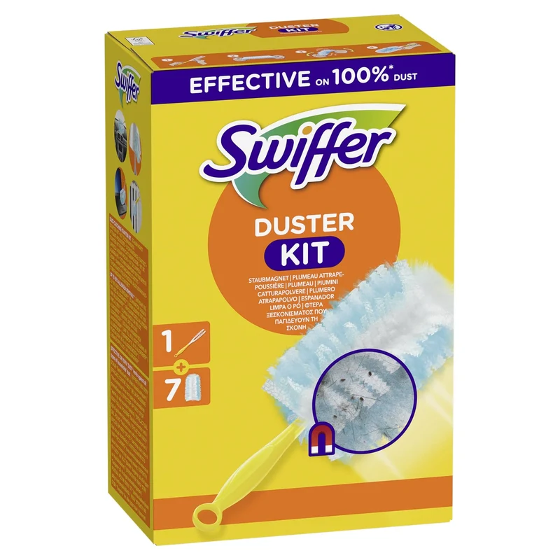 Swiffer Staubmagnet Duster Kit, Handgriff + 3 oder 7 Tücher