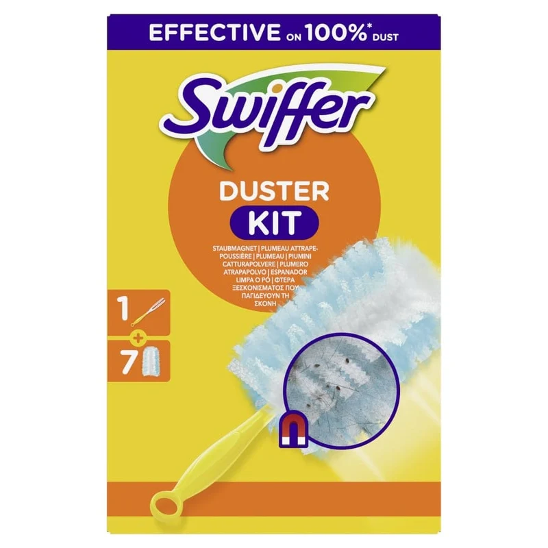 Swiffer Staubmagnet Duster Kit, Handgriff + 3 oder 7 Tücher
