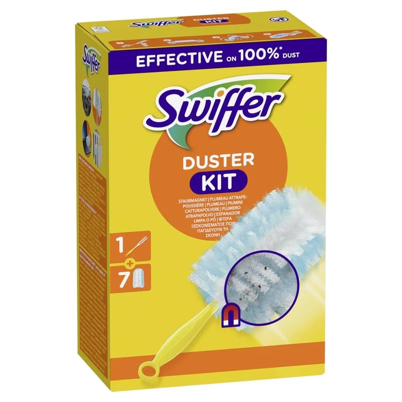 Swiffer Staubmagnet Duster Kit, Handgriff + 3 oder 7 Tücher