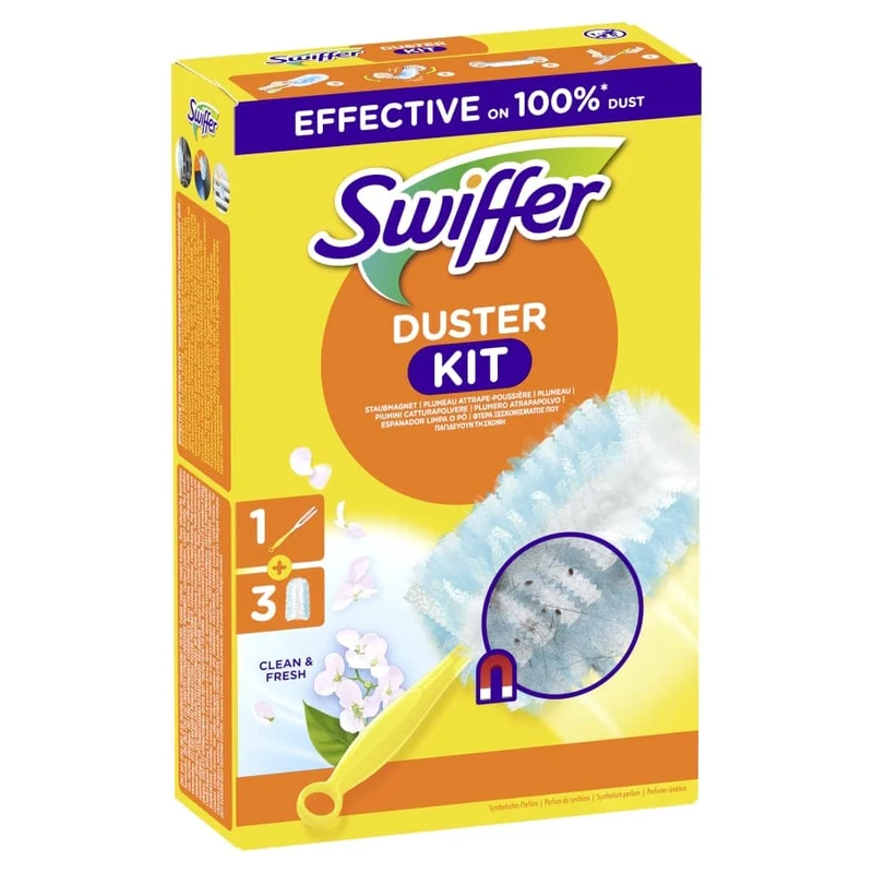 Swiffer Staubmagnet Starterset mit Duft, kurzer Handgriff
