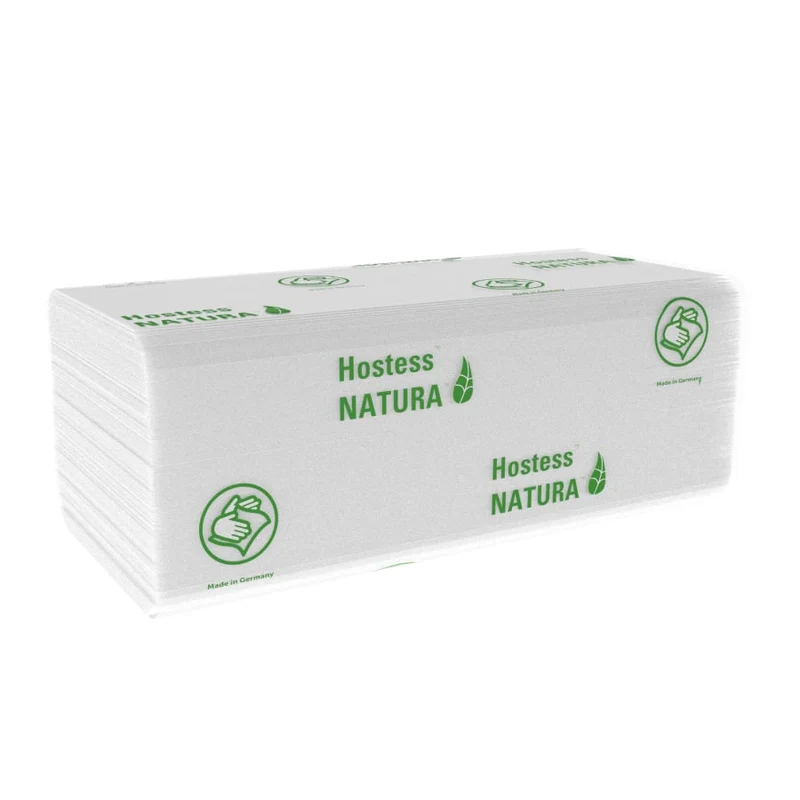 Hostess Natura Falthandtücher C-Falz, 2-lagig, 25 x 33,3 cm