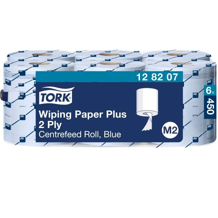 Tork Starke Mehrzweck-Papierwischtücher M2 2-lagig, blau, 157,5 m