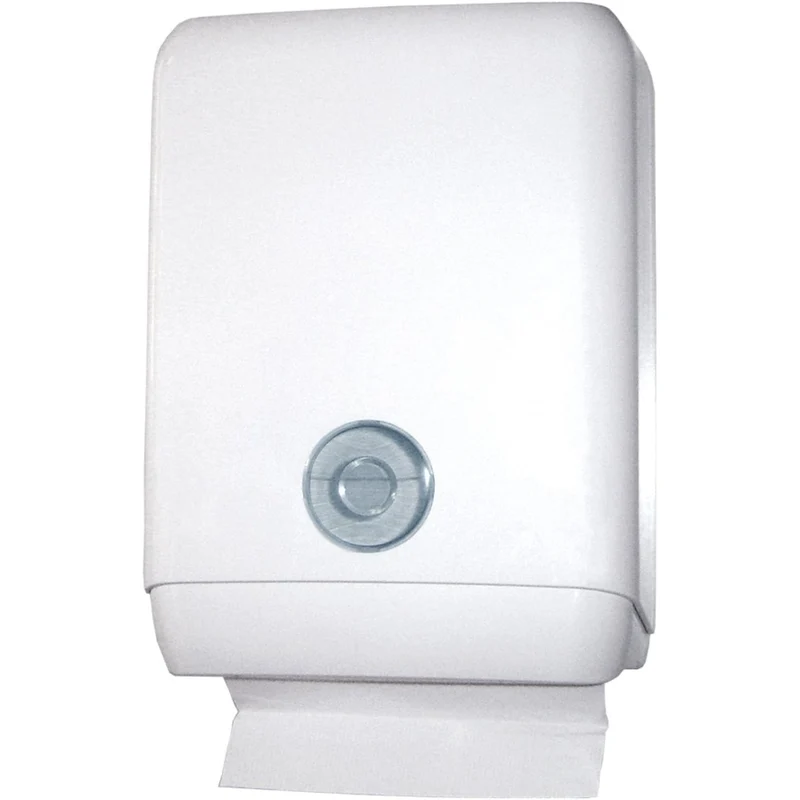racon® basic Falthandtuchspender, weiß
