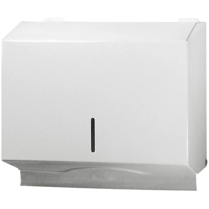 racon® MW S Falthandtuchspender, Metall weiß