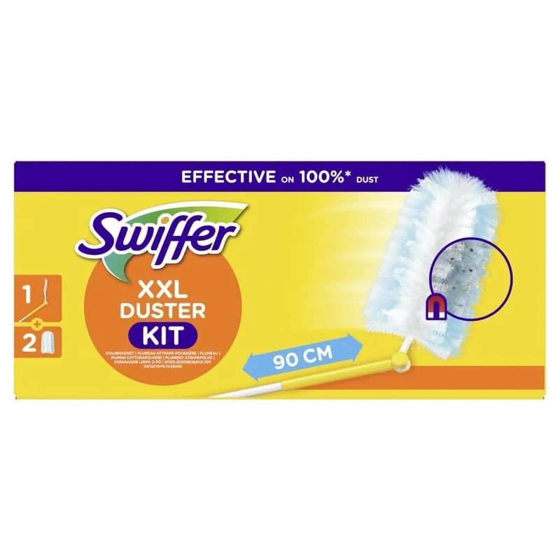 Swiffer Staubmagnet XXL Starterkit, Teleskopstab 90 cm