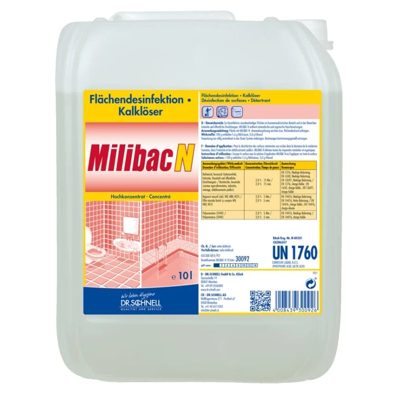 Dr. Schnell Milibac N Flächendesinfektion und Kalklöser