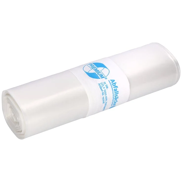 DEISS PREMIUM Abfallsack 70 Liter transp., 1320 g/Rolle, Typ 100