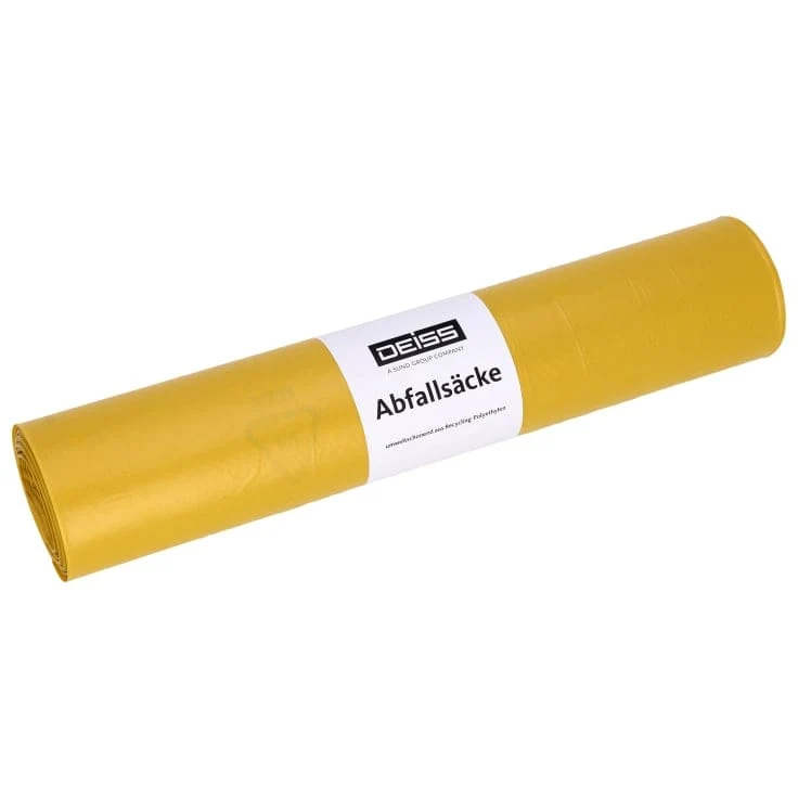DEISS BLAUER ENGEL Abfallsack 120 Liter gelb, Typ 60