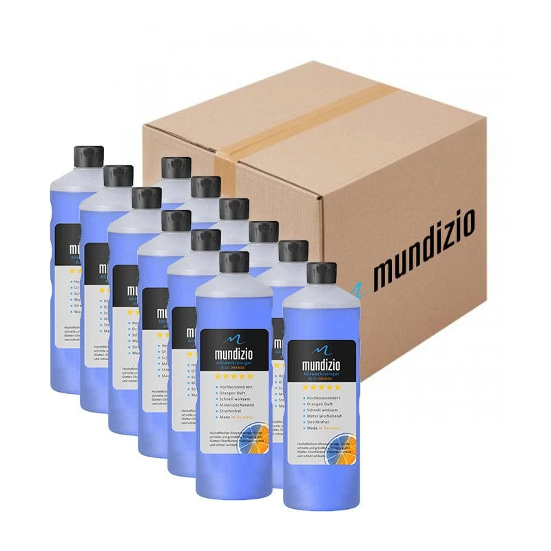 mundizio Allzweckreiniger Blue Orange im Sparpaket mit 12 Flaschen