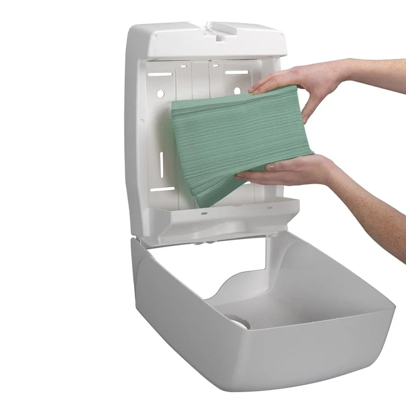 Hostess Natura Handtuchpapier ZZ-Falz, 1-lagig, grün