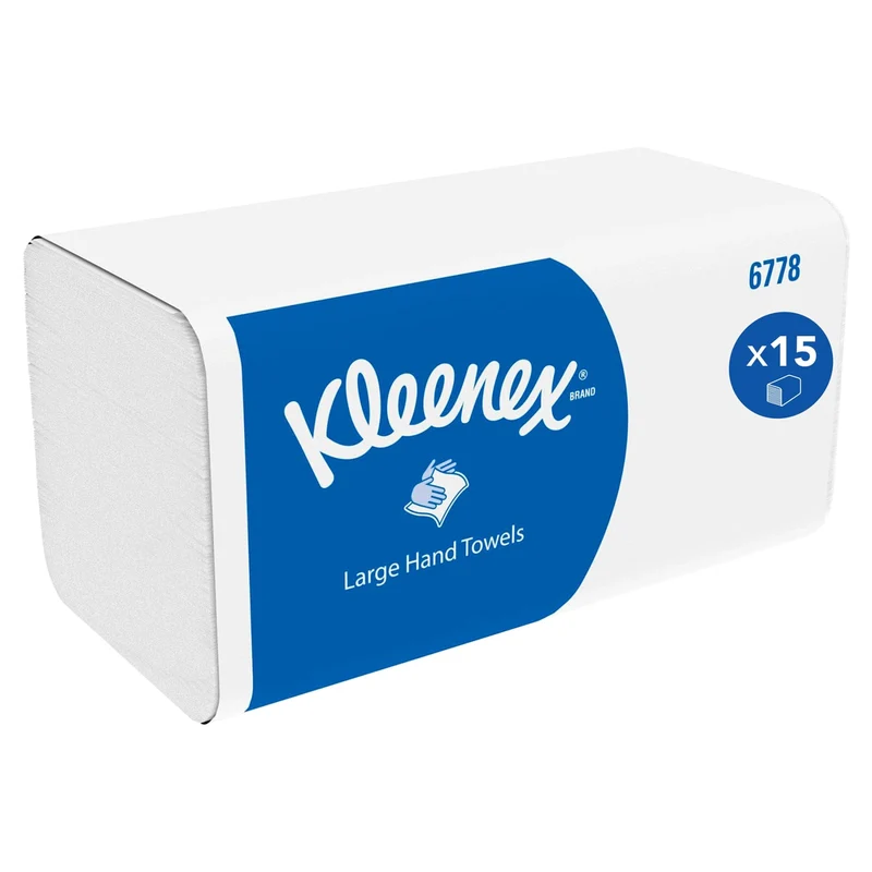 Kleenex Falthandtuchpapier Interfold, 2-lagig, weiß