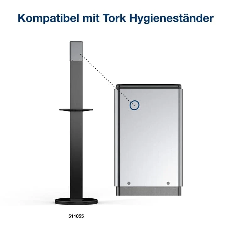 Tork AD-a-Glance Anzeigedisplay für Hygienesäule, transparent