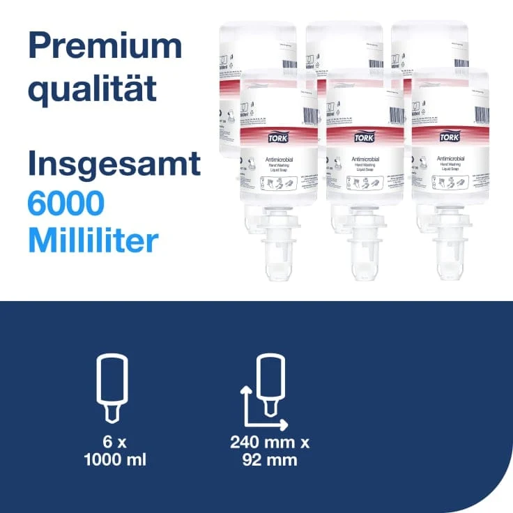 Tork Antimikrobielle Flüssigseife S4 1 l