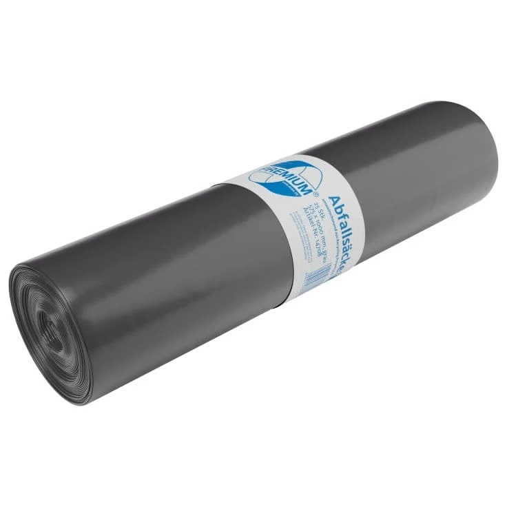 DEISS PREMIUM Abfallsack 70 Liter grau, 1320 g/ Rolle, Typ 100