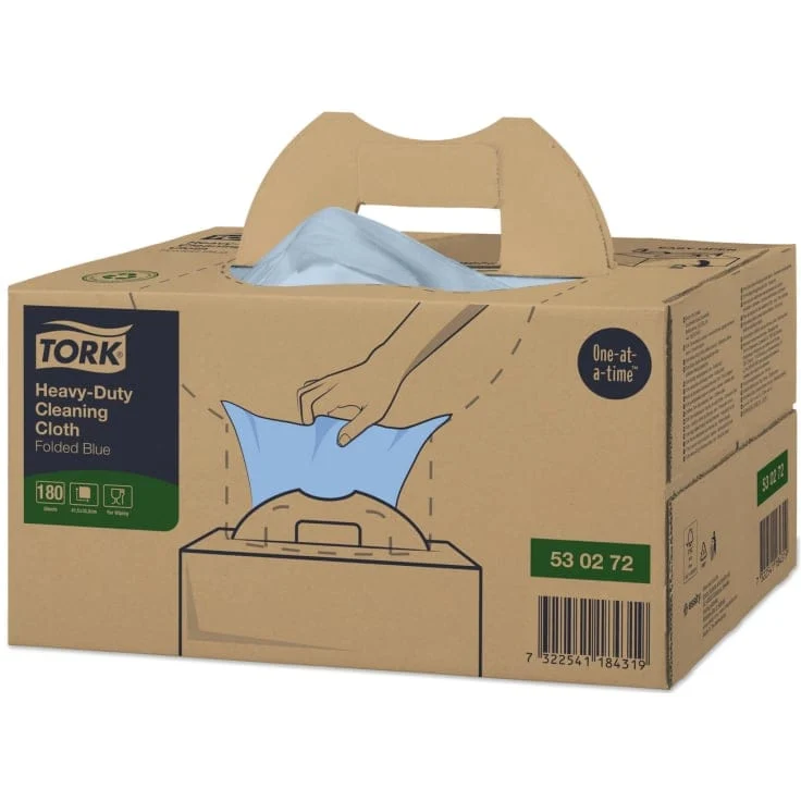 Tork Extra Starke Reinigungstücher W7 blau, 1-lagig