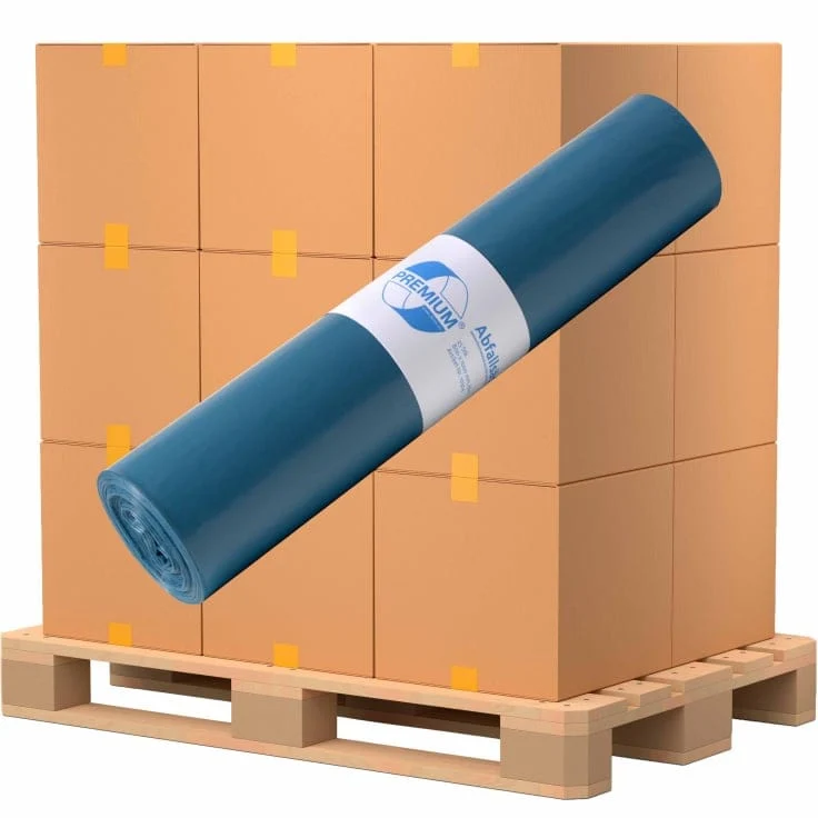 DEISS PREMIUM Abfallsack 120 Liter blau, Typ 60