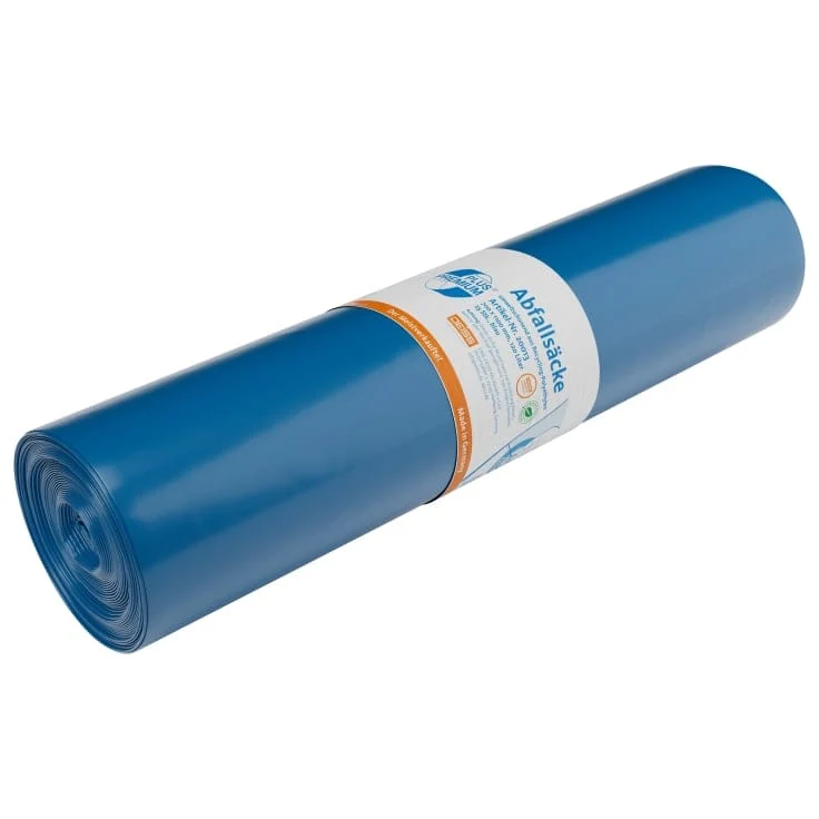 DEISS PREMIUM PLUS Müllsack 120L blau „Meistverkaufte“ Typ 70