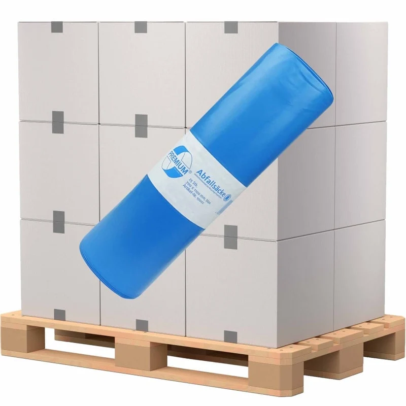 DEISS PREMIUM PLUS Müllsack 120L blau „Superstarke“ Typ 120