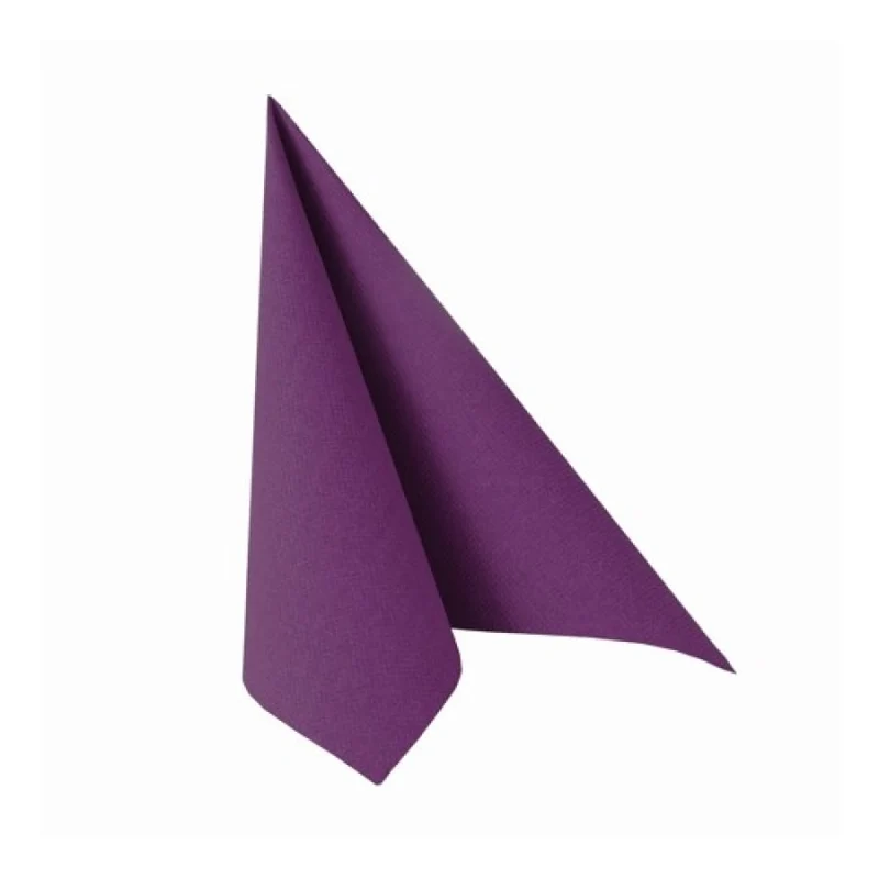 Papstar Servietten ROYAL Collection 1/4-Falz, 40 cm x 40 cm lila