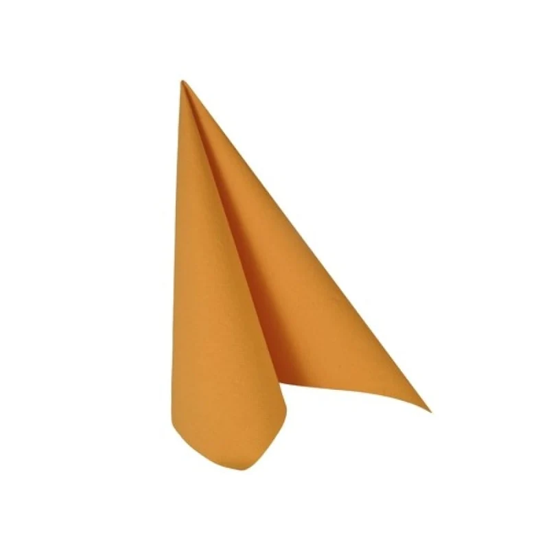 Papstar Servietten, 1/4-Falz, 40 cm x 40 cm orange
