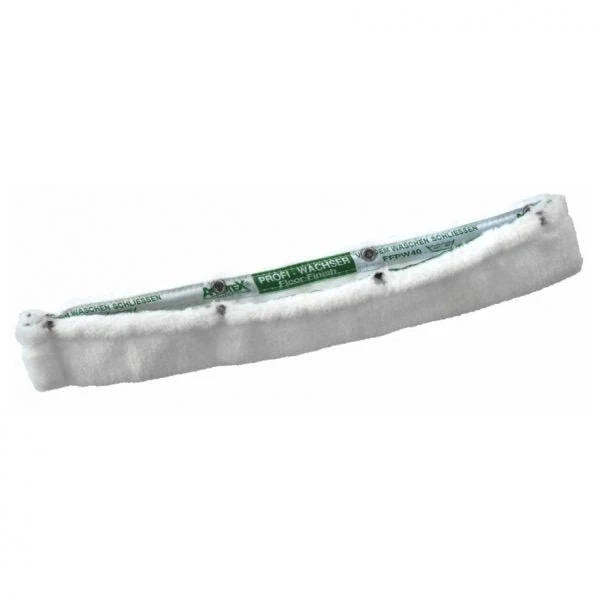 Arcora Floor-Finish Profi-Wachser Bezug Weiss Aus Microfaser 40 cm | Karton (100 Stück)