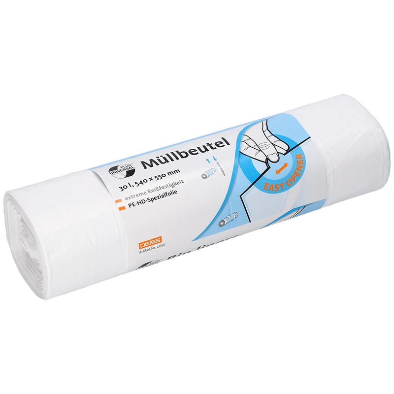 DEISS 46917 - 540x550x0,015 mm weiss | Rolle (100 Stück)