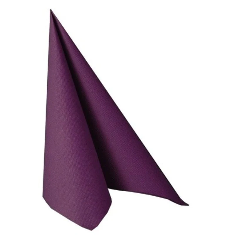 Papstar Servietten, 1/4-Falz, 40 cm x 40 cm lila