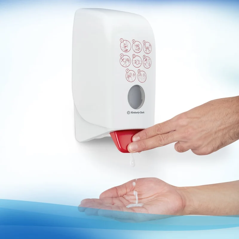 Scott® CONTROL Handdesinfektionsschaum auf Alkoholbasis - 1 Liter Kassette / Transparent /1 l - 6 Cassettes | Karton (6 Kartuschen)
