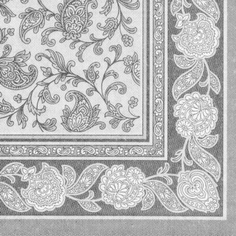 Papstar Servietten, 1/4-Falz, 40 cm x 40 cm grau