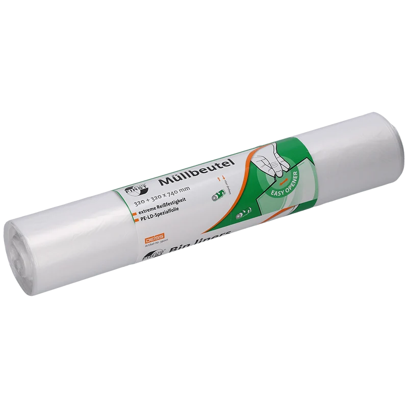 DEISS 39001 - 320+320x740 mm transparent | Packung (50 Stück)