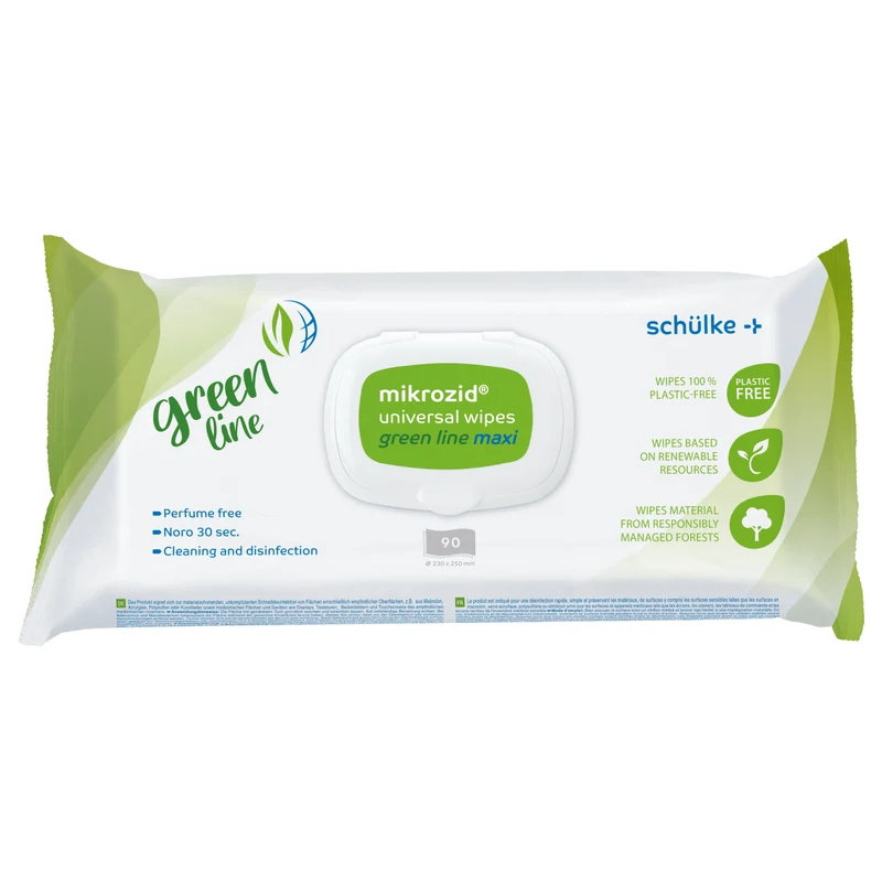 Schülke mikrozid universal wipes green line Desinfektionstücher
