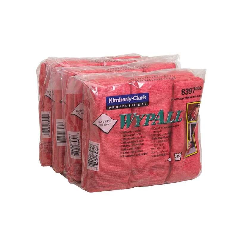 WypAll® Mikrofasertücher - flaches Tuch / 40 x 40 cm